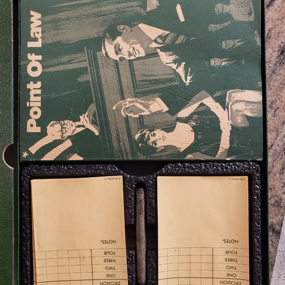 [GREAT Condition] Vintage 1972 "Point of Law" COMPLETE 3M Bookshelf Game - Picture 6 of 7